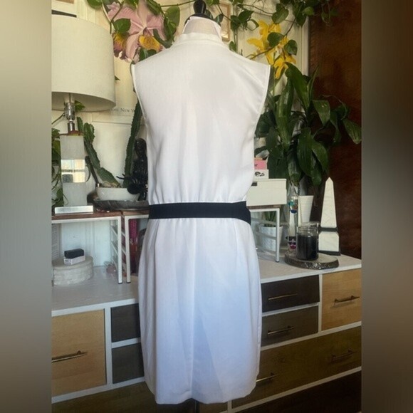 COP.COPINE Jungle White Mini Shift Dress Size L - Picture 9 of 16